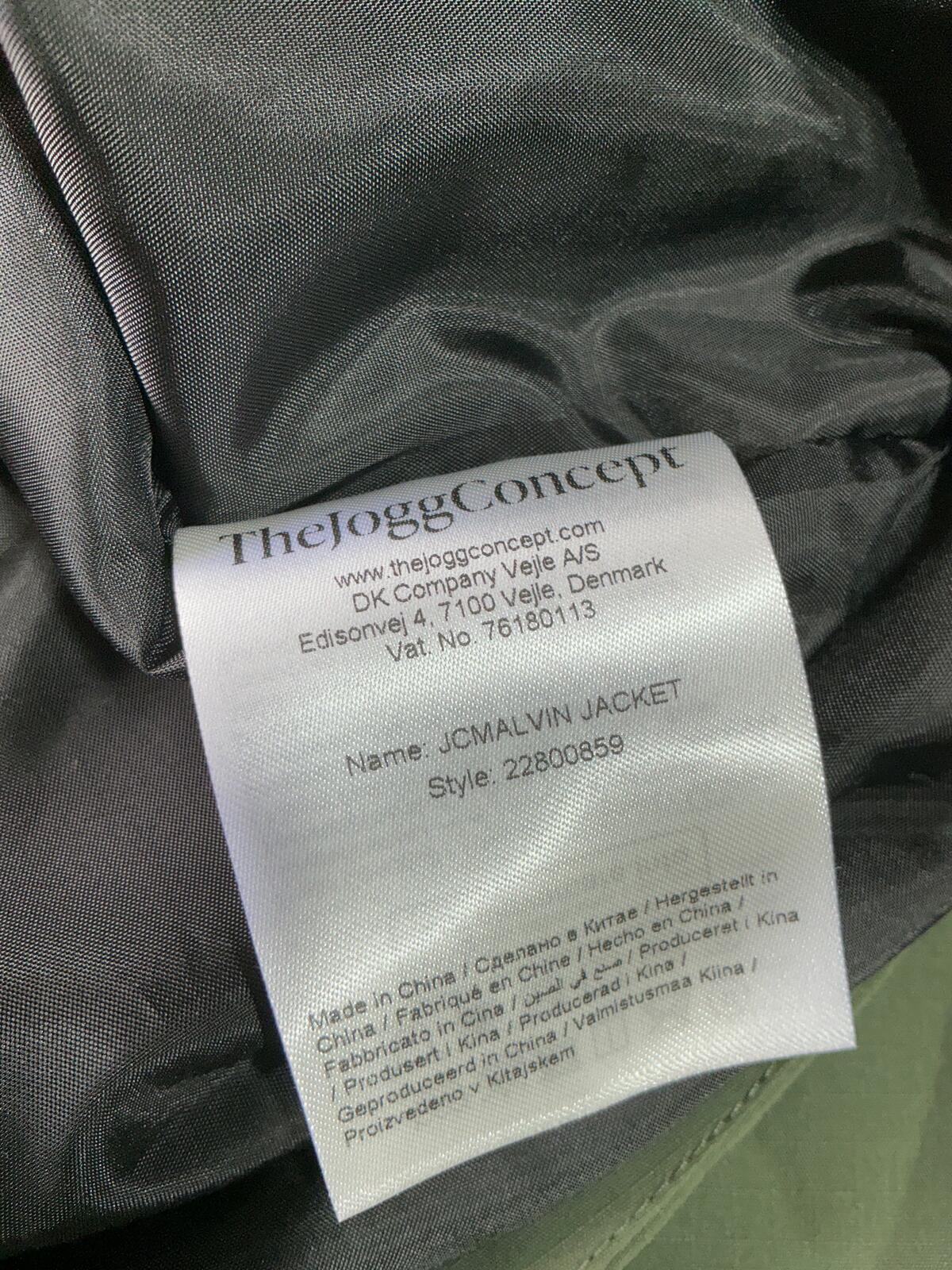 *NEW* ThejoggConcept JCMALVIN Green Jacket Size M Utility Pockets Zip Up Jacket.