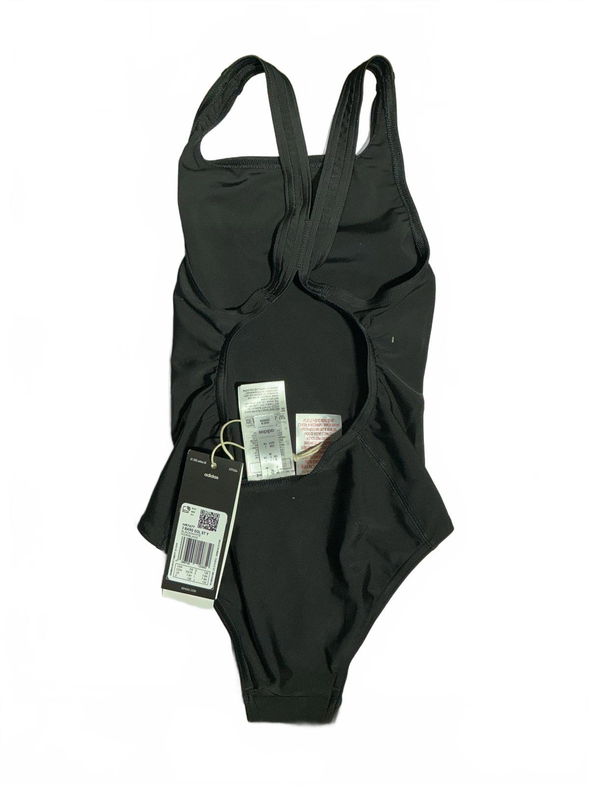 Adidas Black One-Piece Girls Swimsuit age 7-8