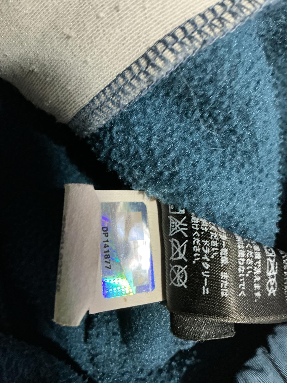 The North Face Girls Blue Fleece Jacket with Zip-Up Front