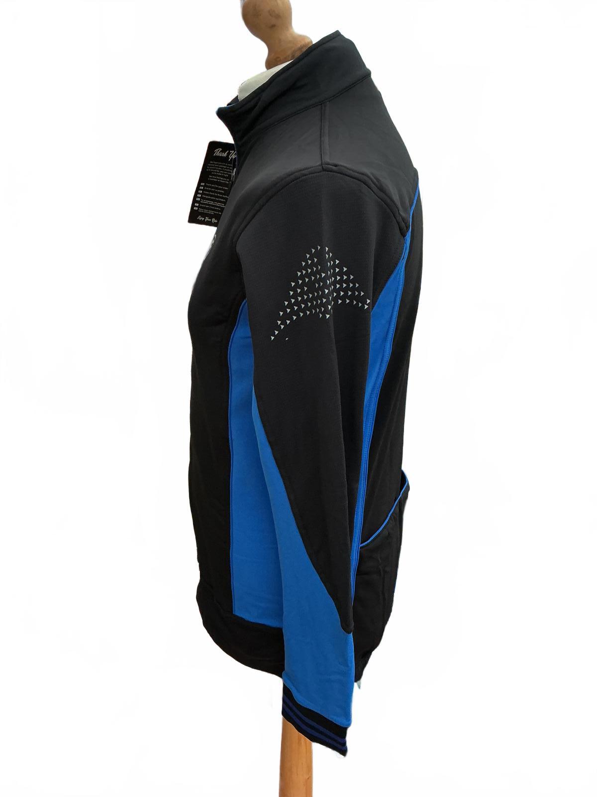 Fdx Black and Blue Cycling Jacket Size Regular Xl