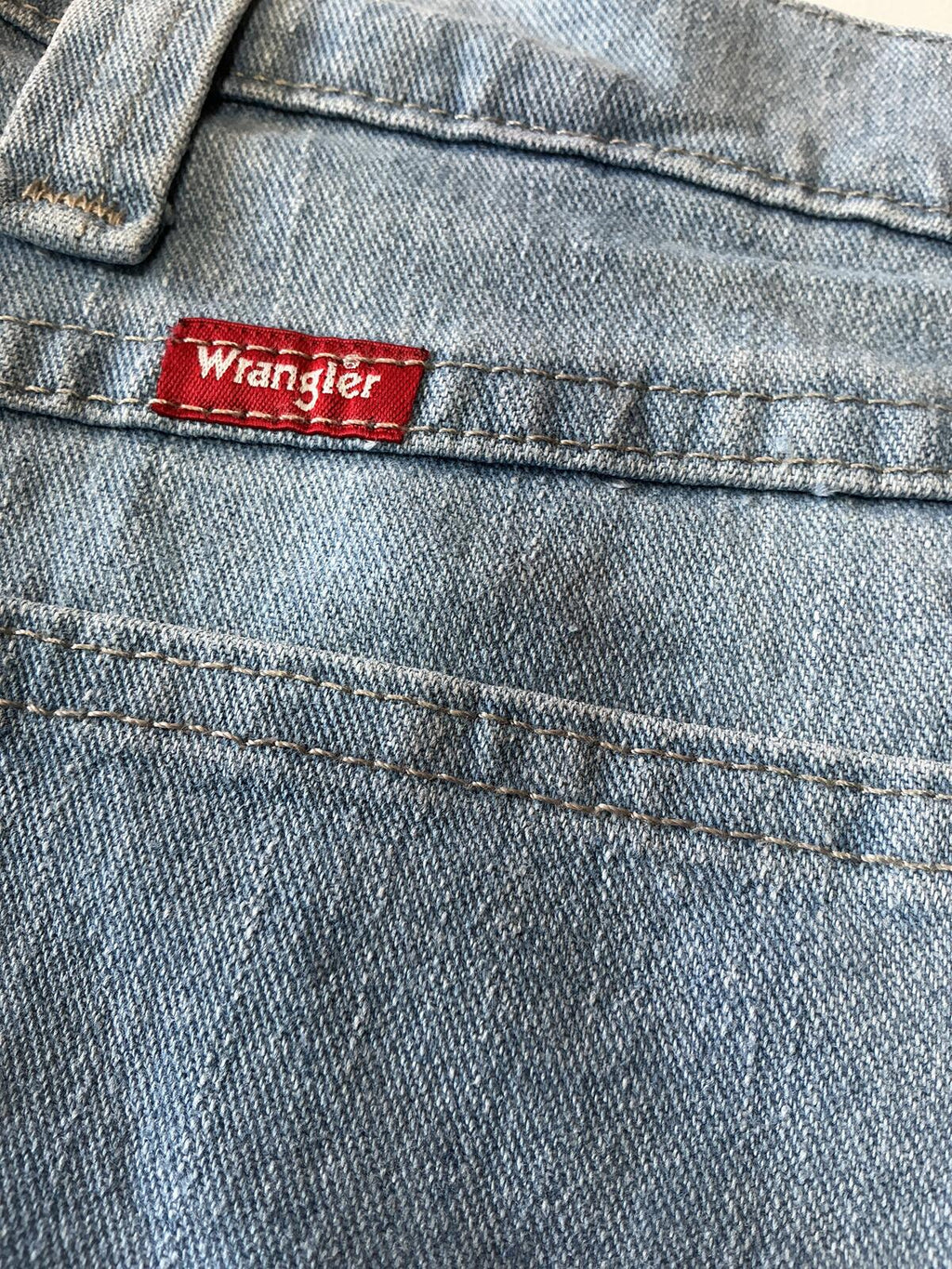 Wrangler Light Blue Denim Shorts Size Waist 40in. Casual Summer Wear