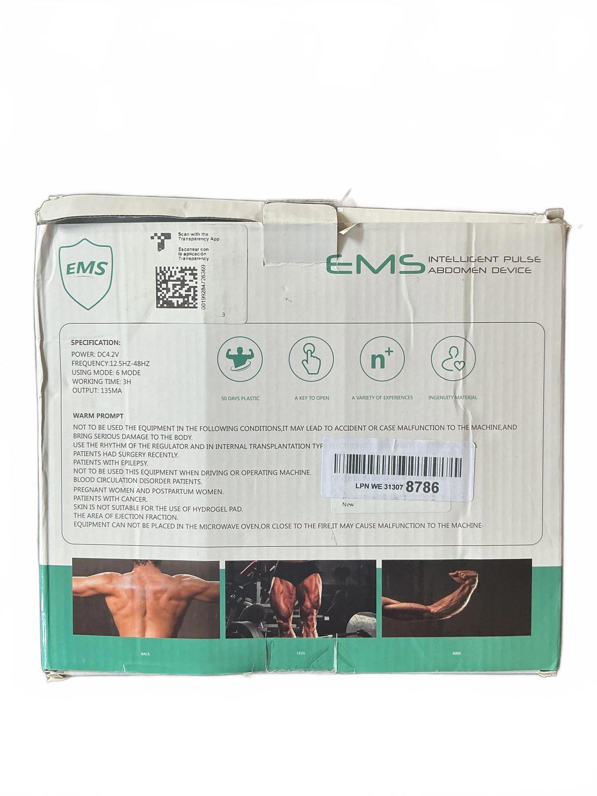 EMS Intelligent Pulse Abdominal Device Active Recovery Kit with Bands