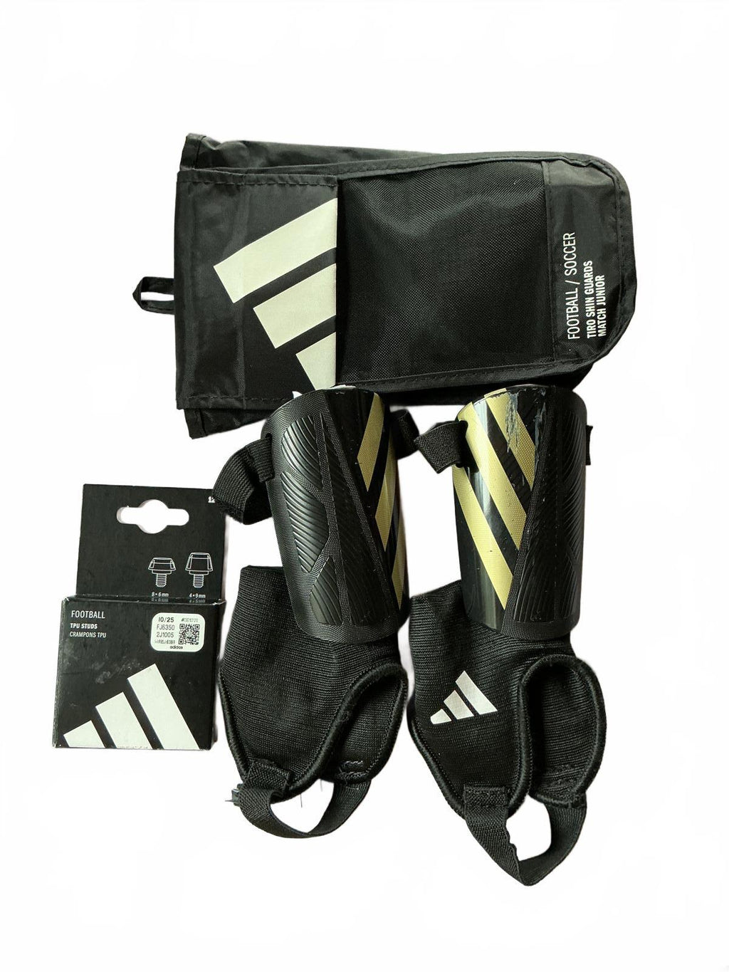 Adidas Football Tiro Shin Guards with Ankle Protection+Tpu Studs