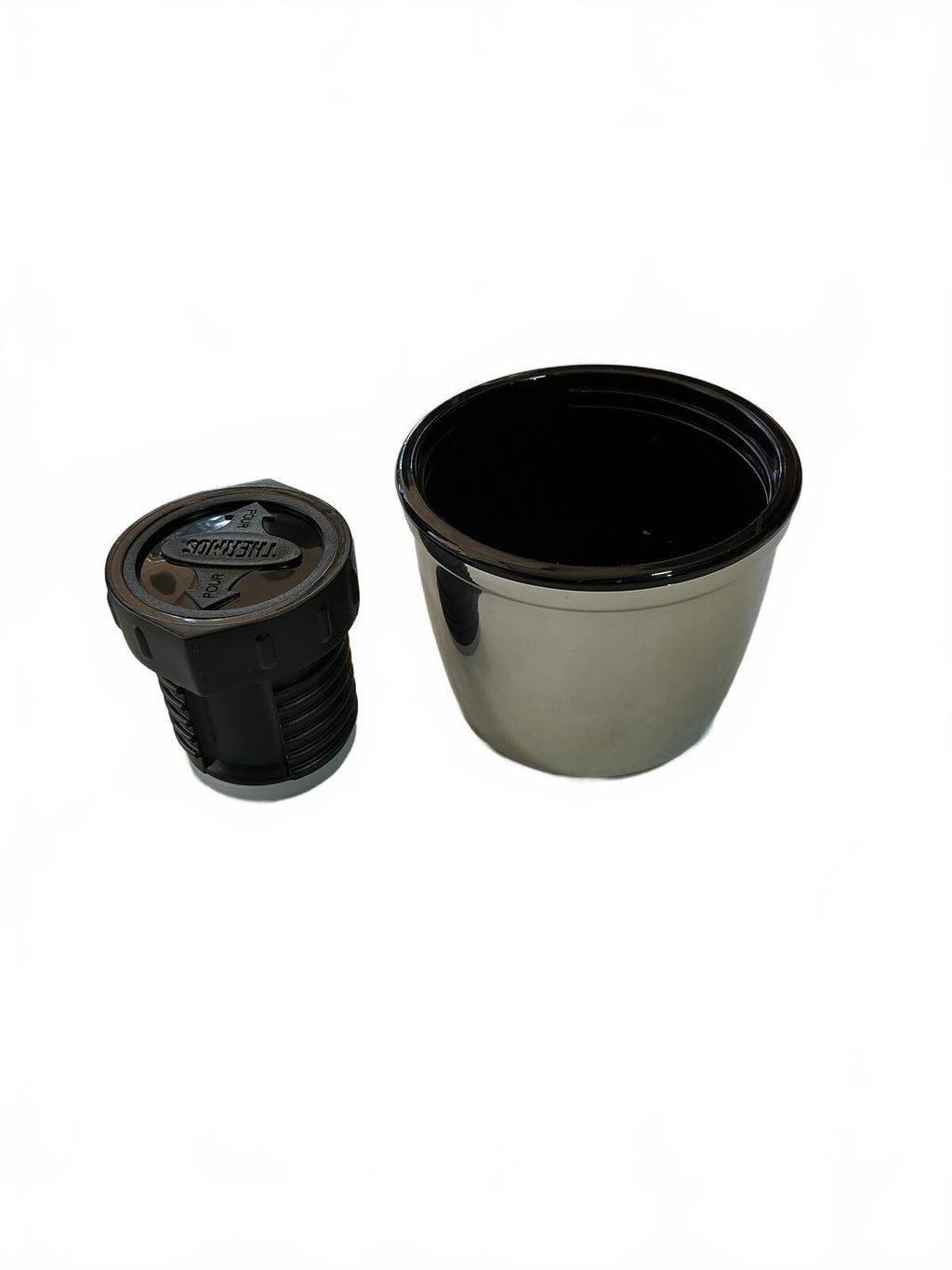 *NEW* Thermos 1.2L Vacuum Flask with Cup & Carry Handle - Silver/Black