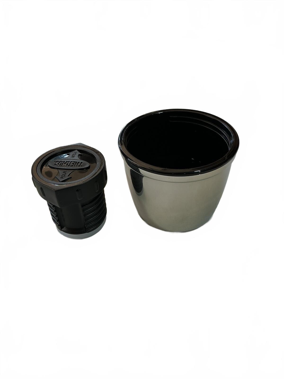 *NEW* Thermos 1.2L Vacuum Flask with Cup & Carry Handle - Silver/Black