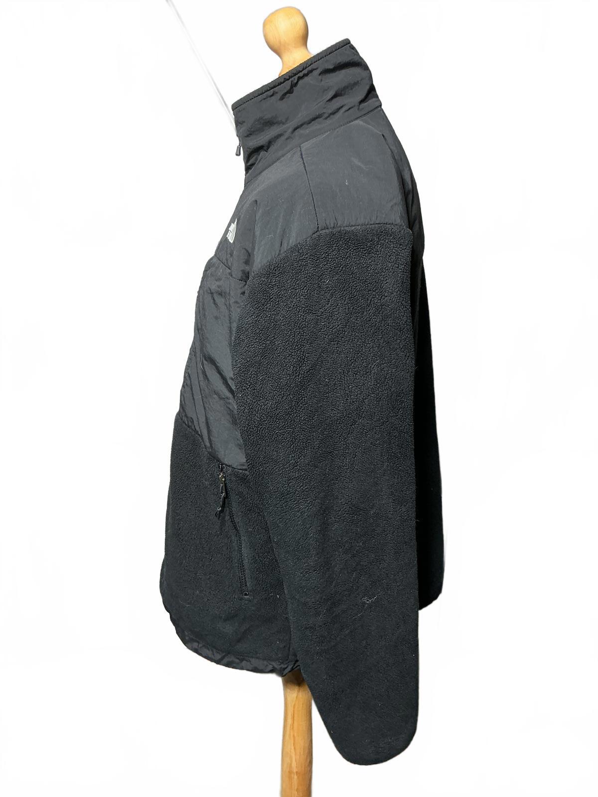 The North Face Men's Black Fleece Jacket with Zip Pockets