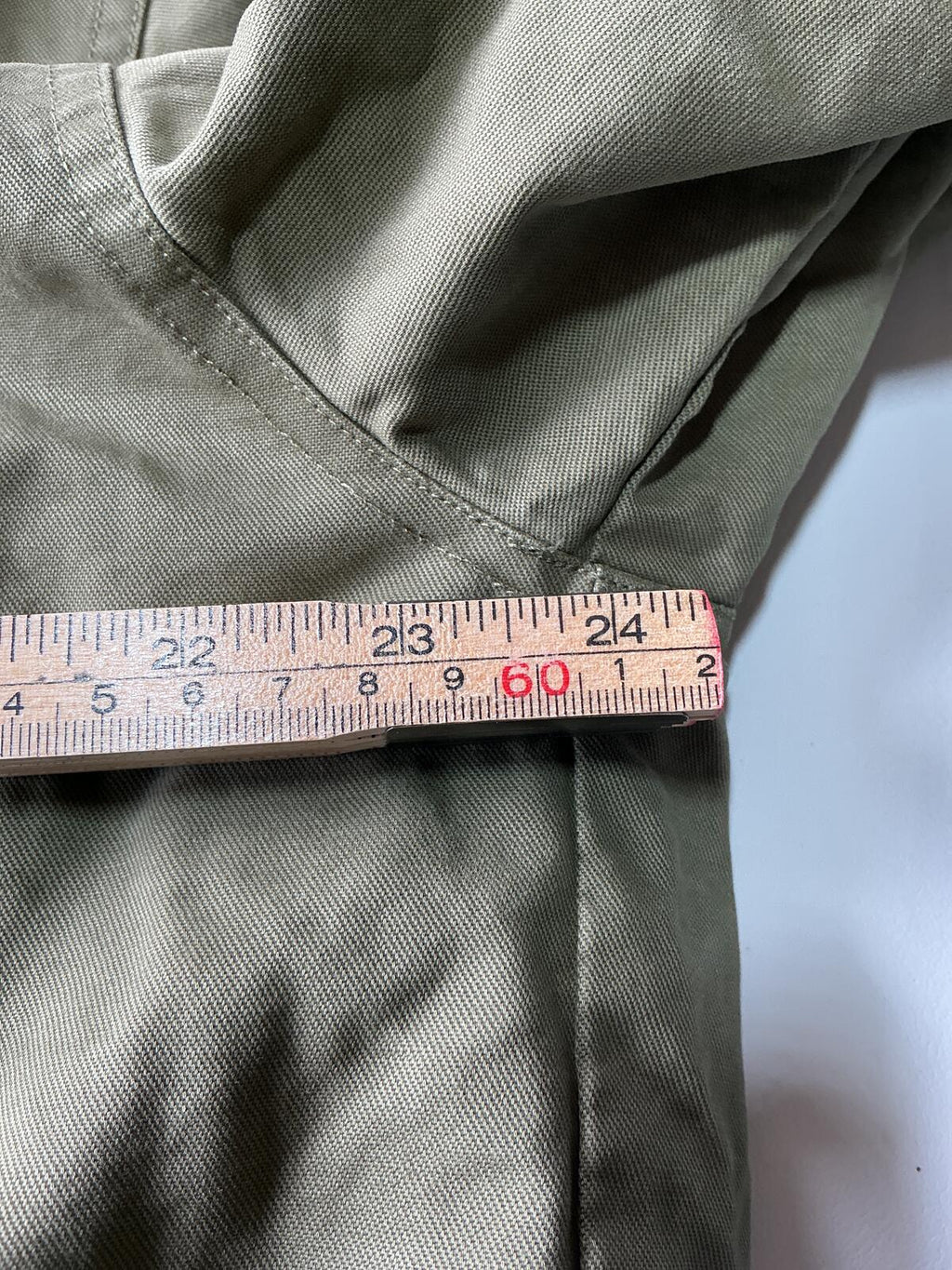 Urban Outfitters BDG Olive Green Parka Coat with Faux Fur Hood Lining Size M