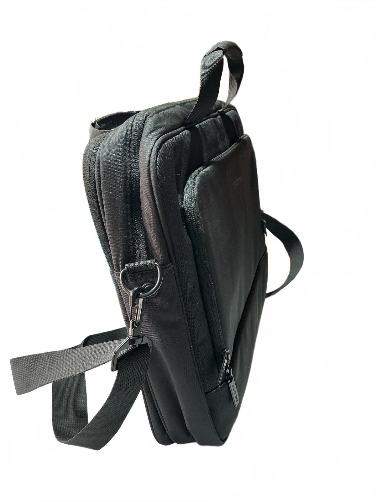 Dicota Black Laptop Bag with Shoulder Strap and Handles