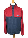 Lands' End Men's Two-Tone Fleece Pullover Jacket