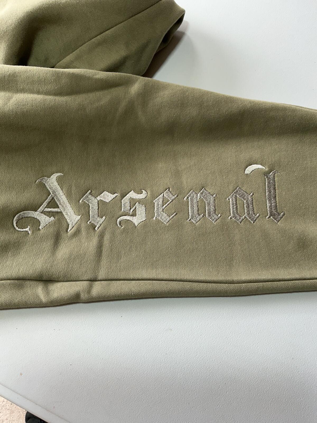 Adidas Arsenal Olive Green Joggers Size Regular Small Comfortable Fit