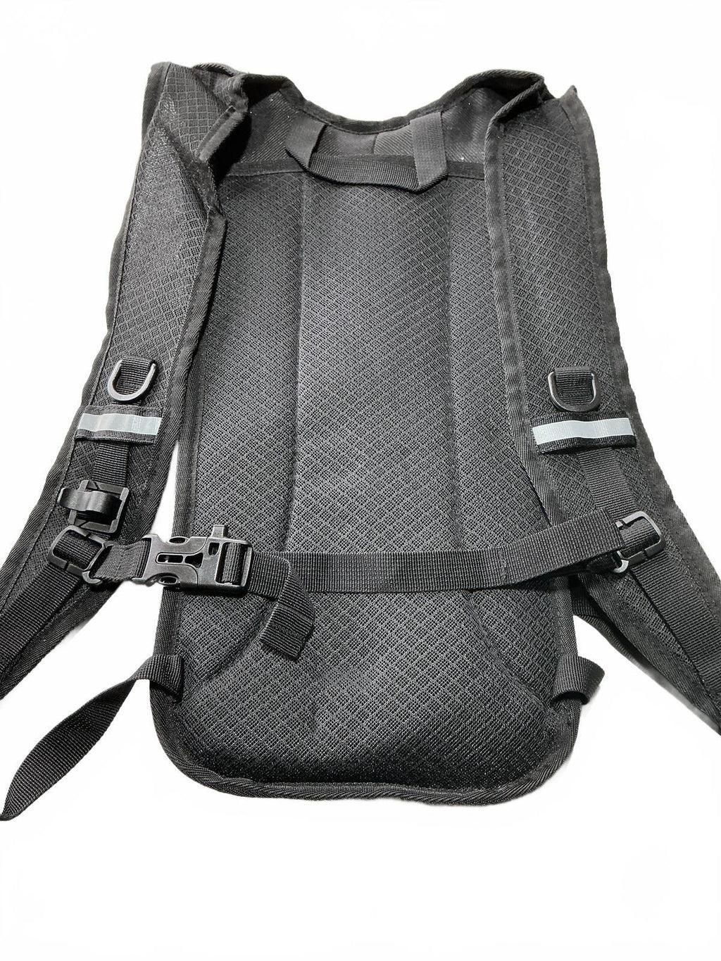 Byleedur Lightweight Hydration Black Backpack with Reflective Lettering