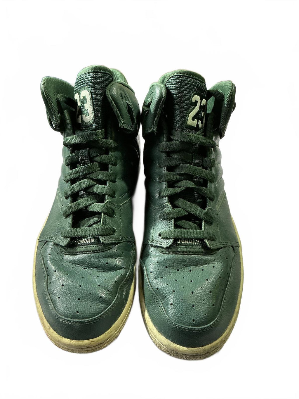 Nike Jordan 1 Flight 4  Green High Top 23 Sneakers Size 9