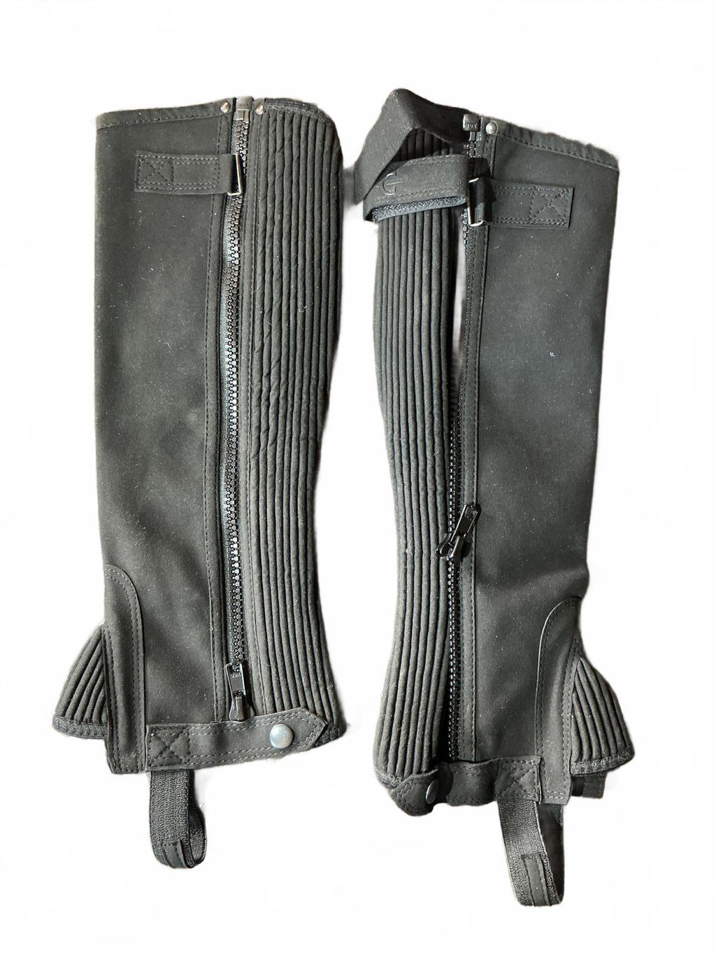 Covalleria Toscana Black Leather Riding Gaiters Size M 105