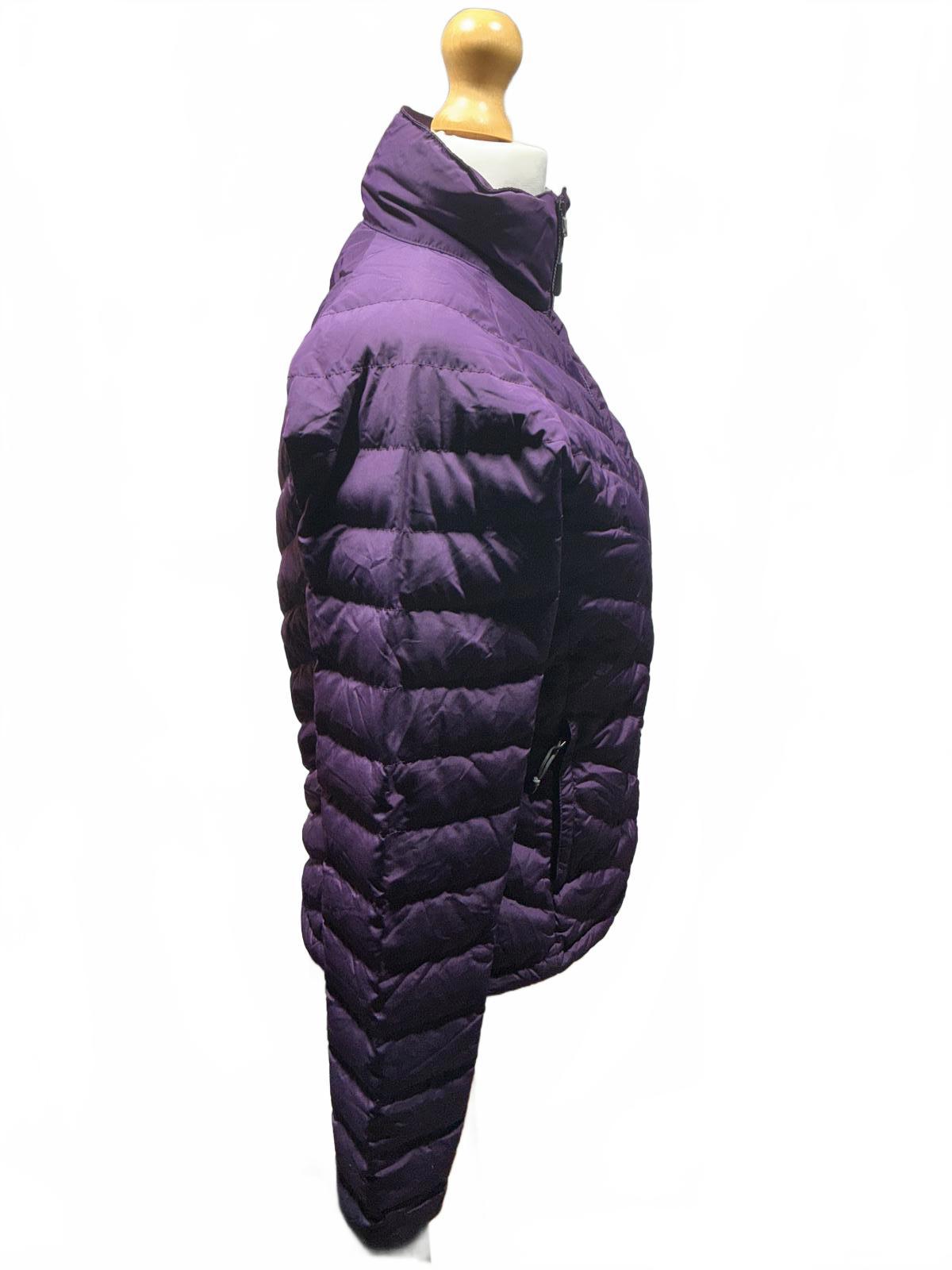 The North Face Purple Quilted Jacket Size Small UK Women's Outerwear