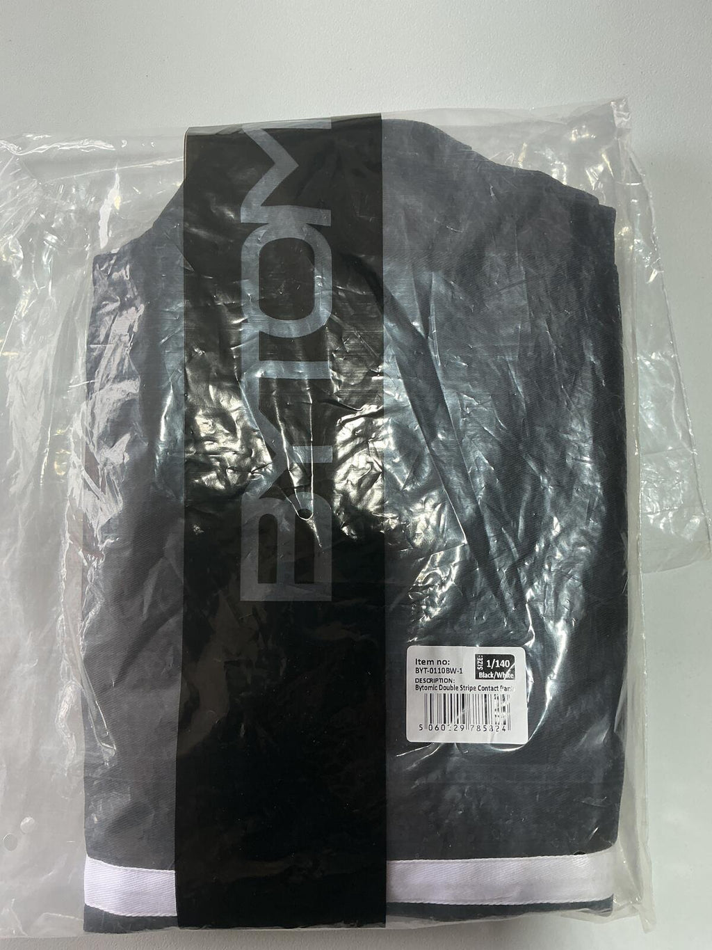 Bytomic Double Stripe Contact Pants Black/White Size 1/140 Kids