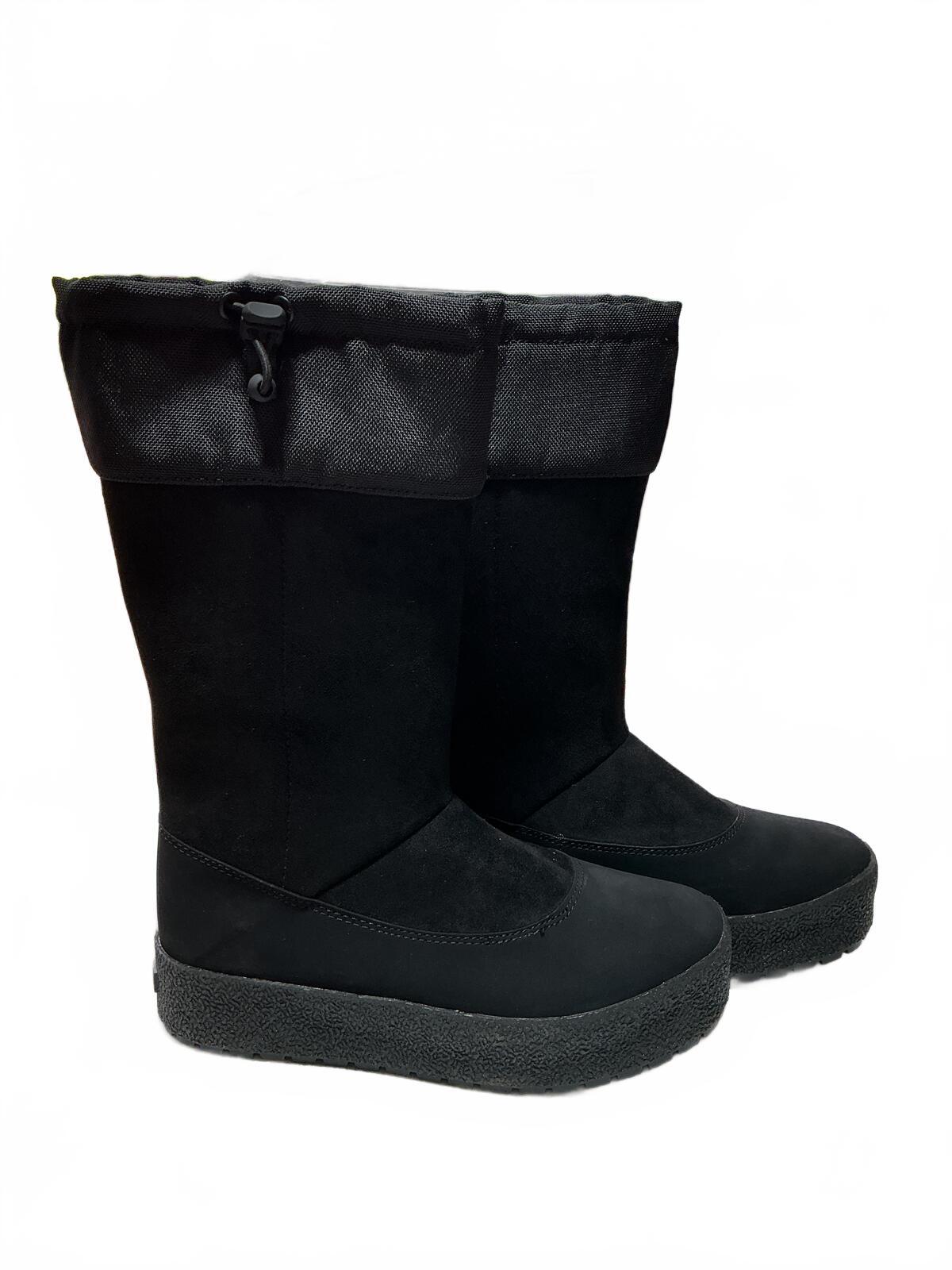 Tretorn Black Winter Boots/Wellies Size 7 Comfortable and Warm Footwear