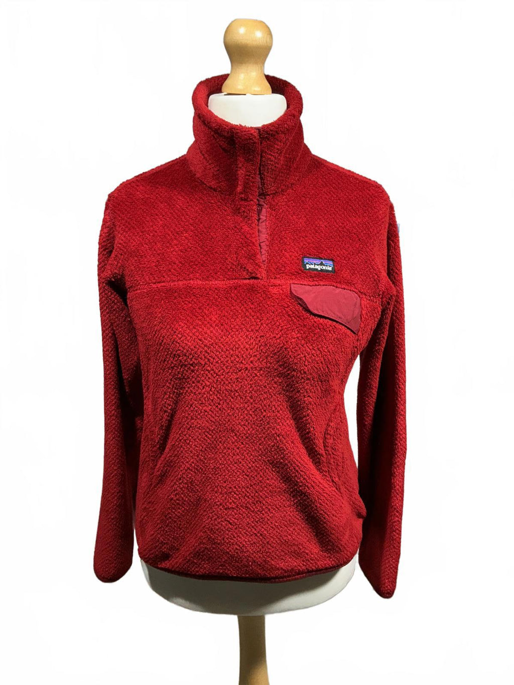 Patagonia Women's Small Red Fleece Jacket Size S
