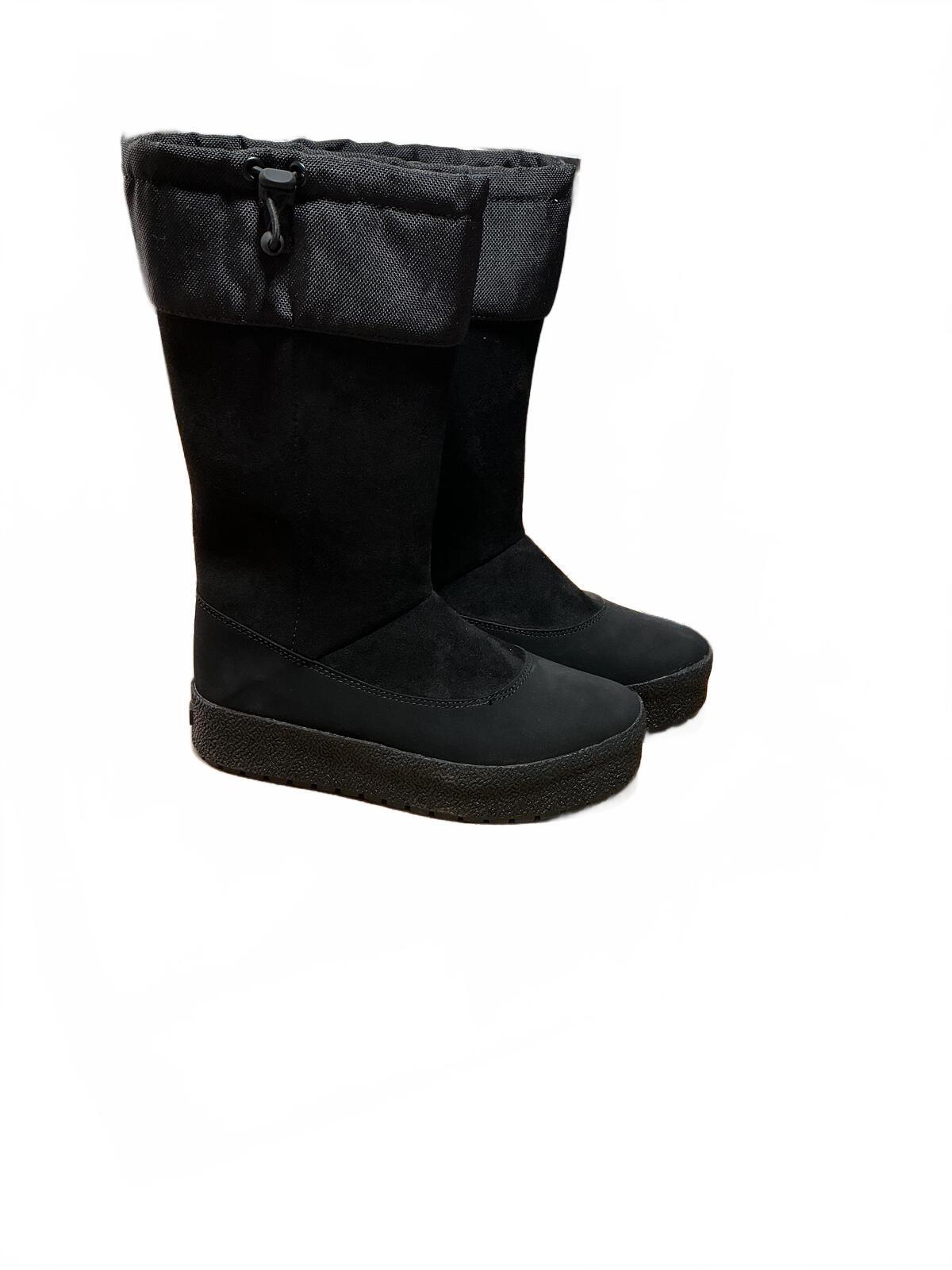 Tretorn Black Winter Boots/Wellies Size 7 Comfortable and Warm Footwear