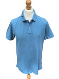 Tommy Hilfiger Blue Polo Shirt Size Slim Xl Classic Casual Style