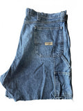 Wrangler Denim Carpenter Shorts Size Waist 40 in. Casual Workwear