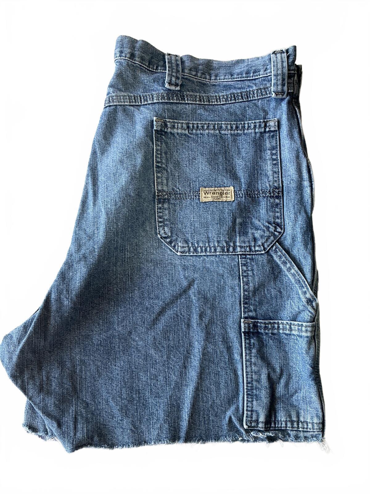 Wrangler Denim Carpenter Shorts Size Waist 40 in. Casual Workwear