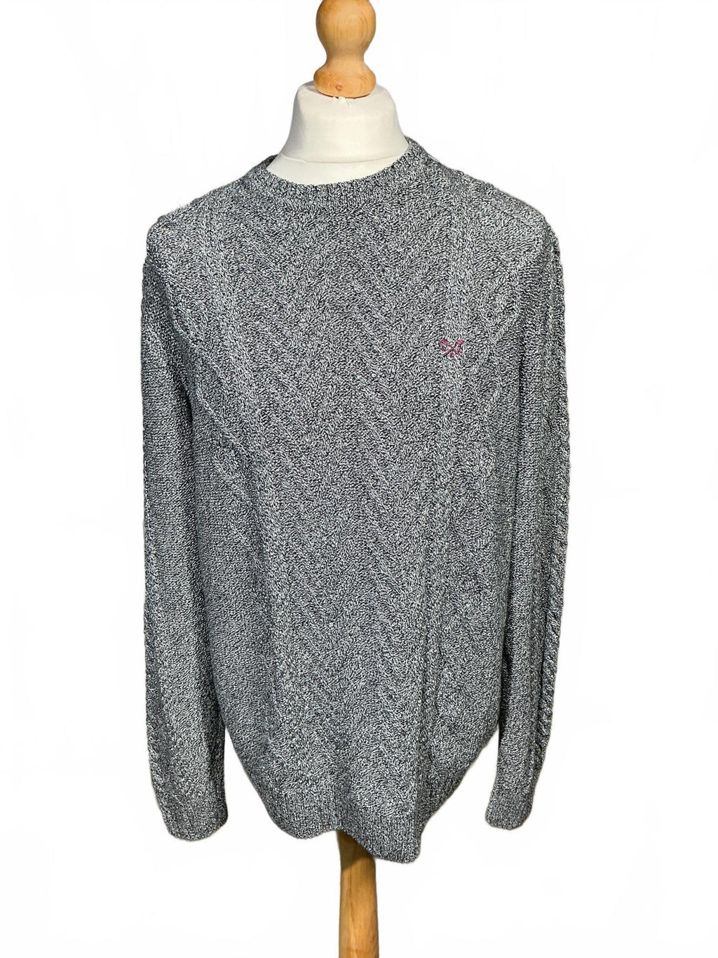 Crew Comapny Men's Grey Crew Neck Sweater