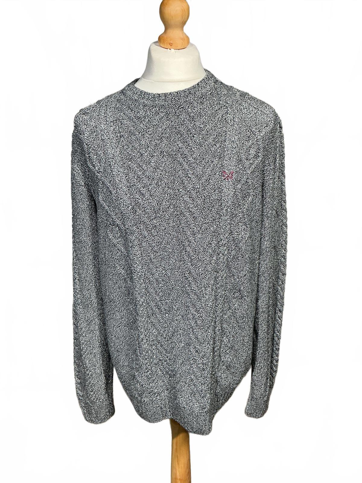 Crew Comapny Men's Grey Crew Neck Sweater