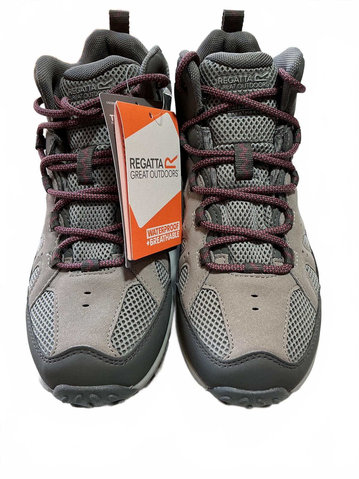 Regatta Ladies Edgepoint IV Waterproof Breathable Hiking Boots Size UK 6