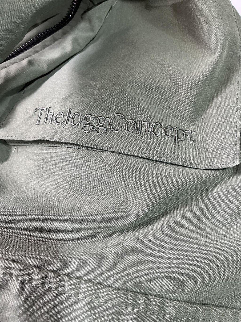 *NEW* ThejoggConcept JCMALVIN Green Jacket Size M Utility Pockets Zip Up Jacket.
