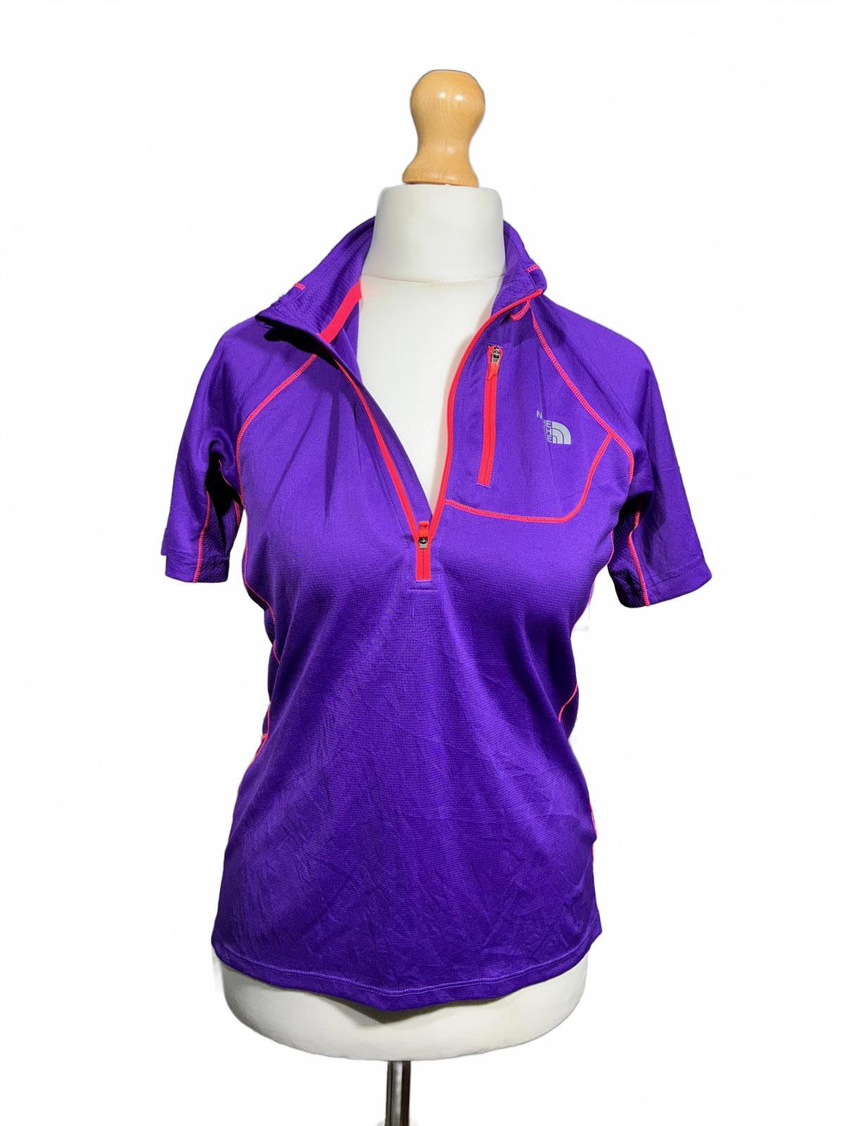 The North Face Women's Purple Short Sleeve Activewear Top