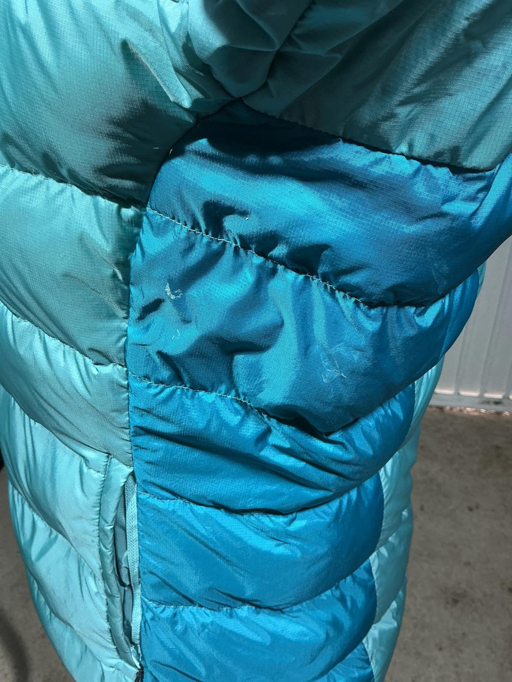 Mountain Equipment Women's Puffer Jacket in Light Blue