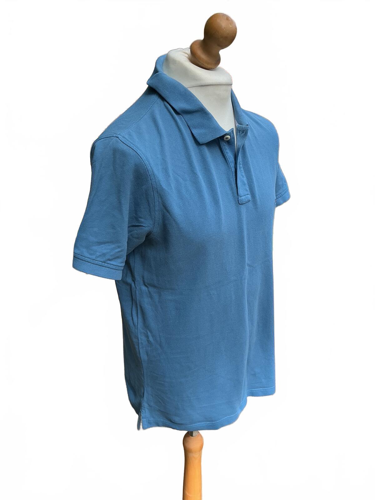 Tommy Hilfiger Blue Polo Shirt Size Slim Xl Classic Casual Style