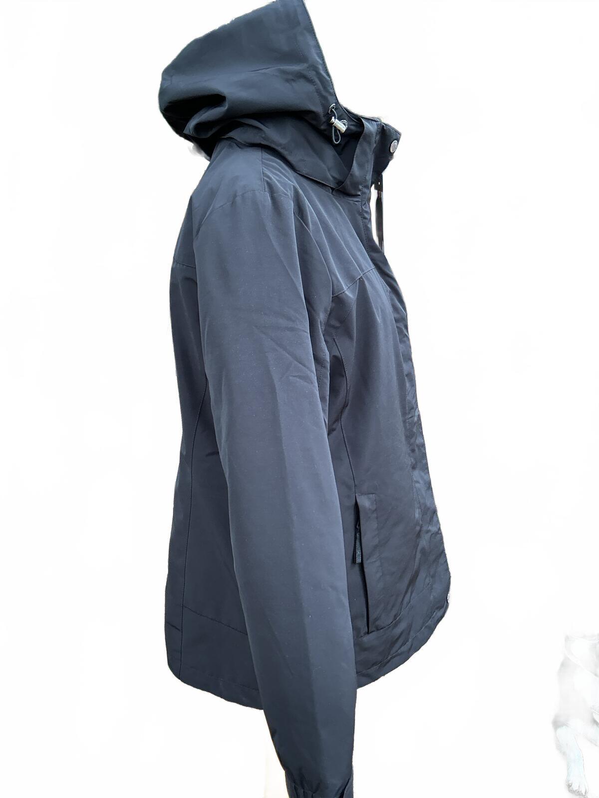 Calvin Klein Ladies Large Black 3in 1  Waterproof Hooded Jacket Outdoor Coat