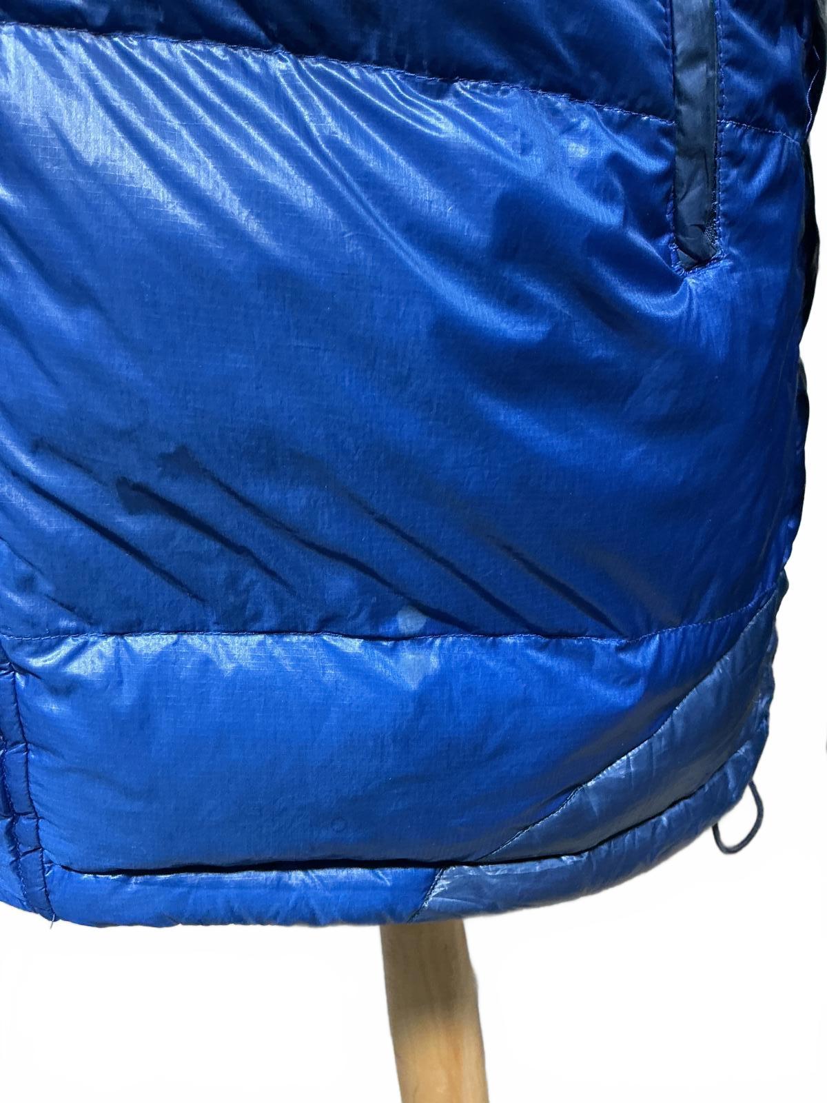 Mountain Equipment Men's Blue Puffer Jacket with Hood
