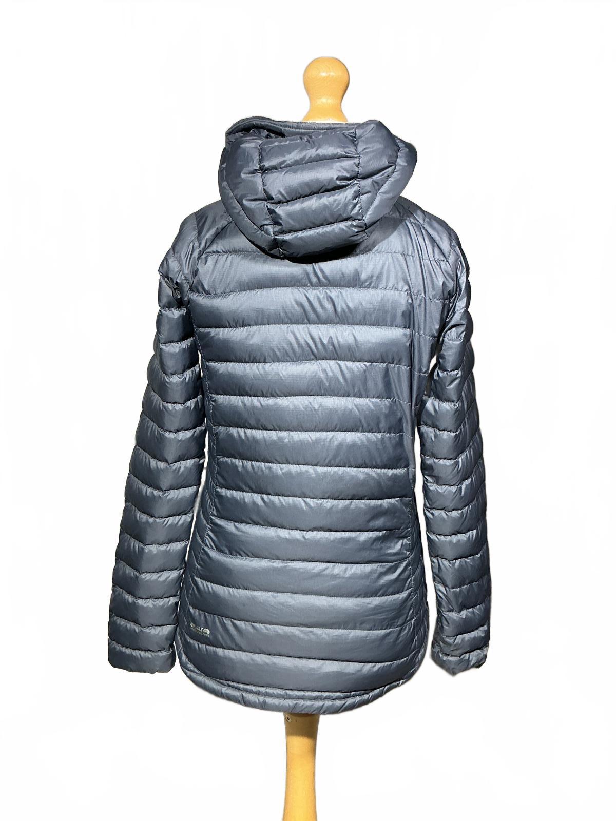 Rab Women's Insulated Hooded Jacket - Grey with Red Lining
