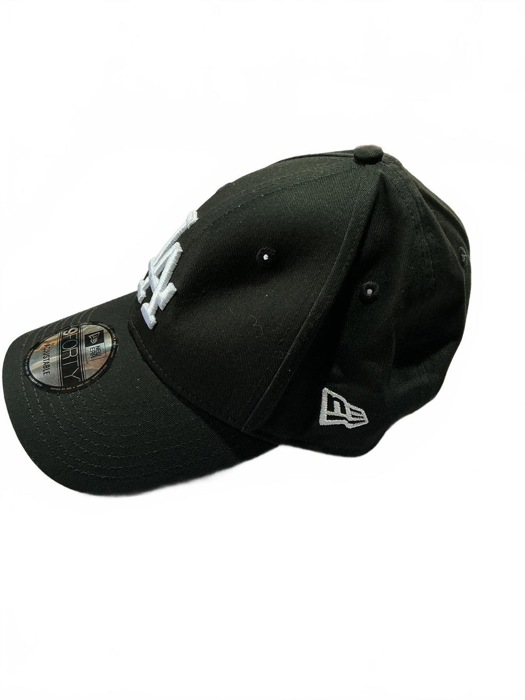 New Era 9FORTY Adjustable LA Baseball Cap Black White Classic Style