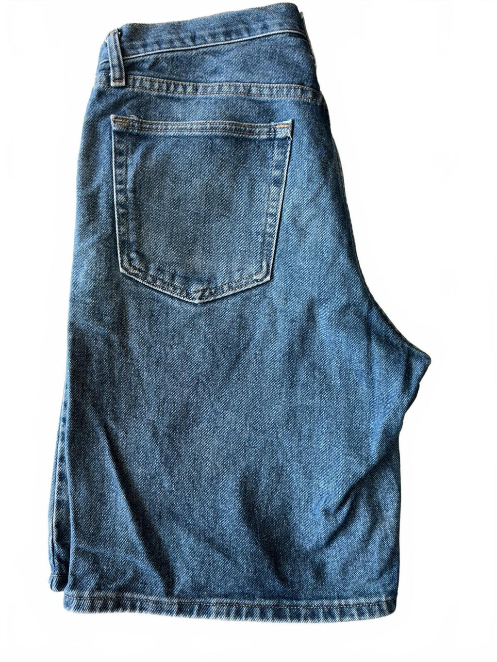 Wrangler Denim Shorts Classic Blue Size Waist 33 in. Comfortable Fit