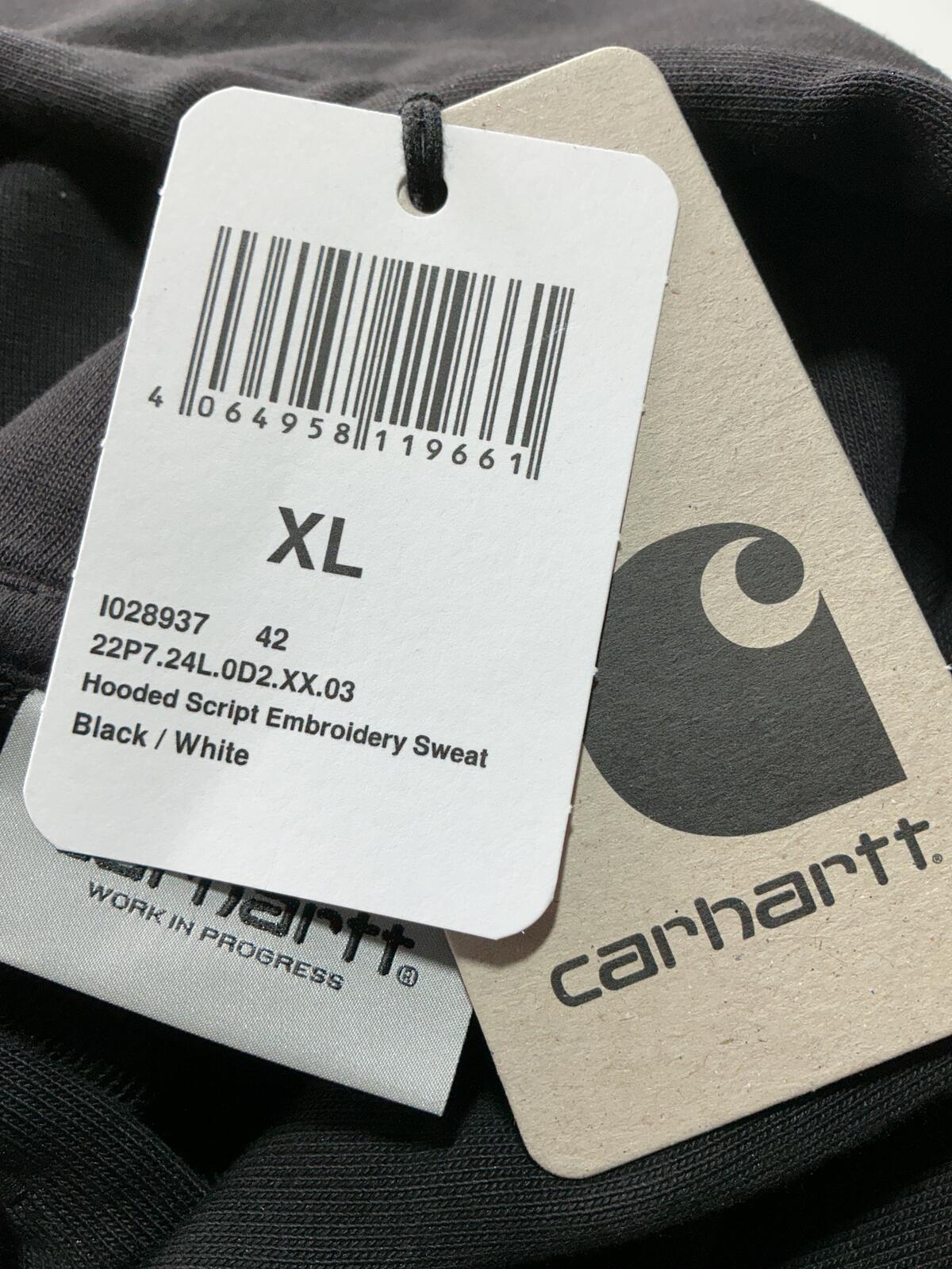 Carhartt Black Hoodie Sweatshirt Size Regular XL Classic Casual Style