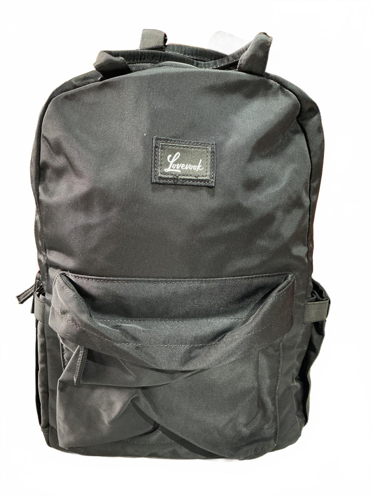 *NEW* Lovevook Black 15.6in USB Travel Backpack Rucksack Laptop Bag Unisex