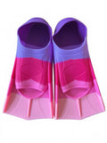 Azuunye Small Size Colourful Swim Fins with Purple, Pink and Red Design Size 1-2