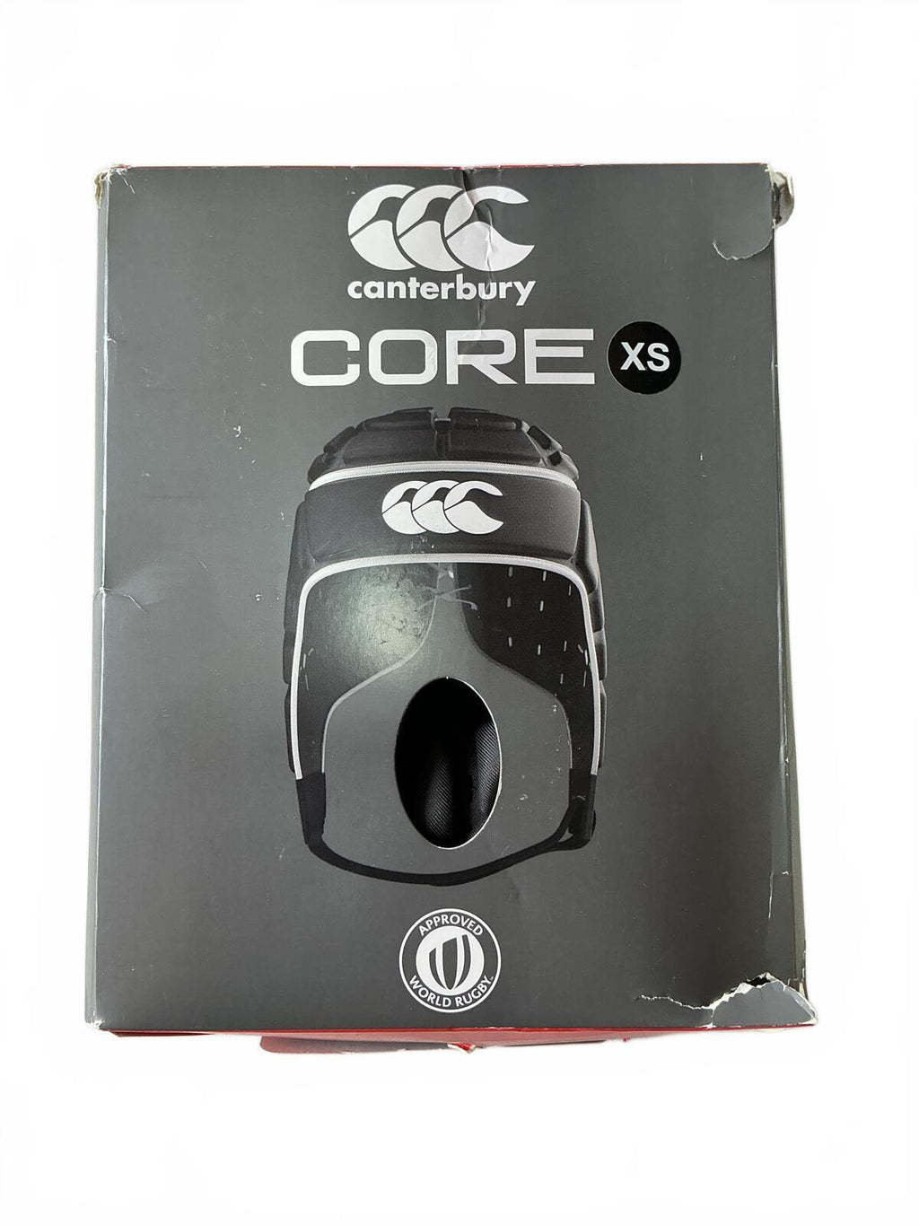 Canterbury CORE XS Rugby Headgear Protective Safety Helmet Black White