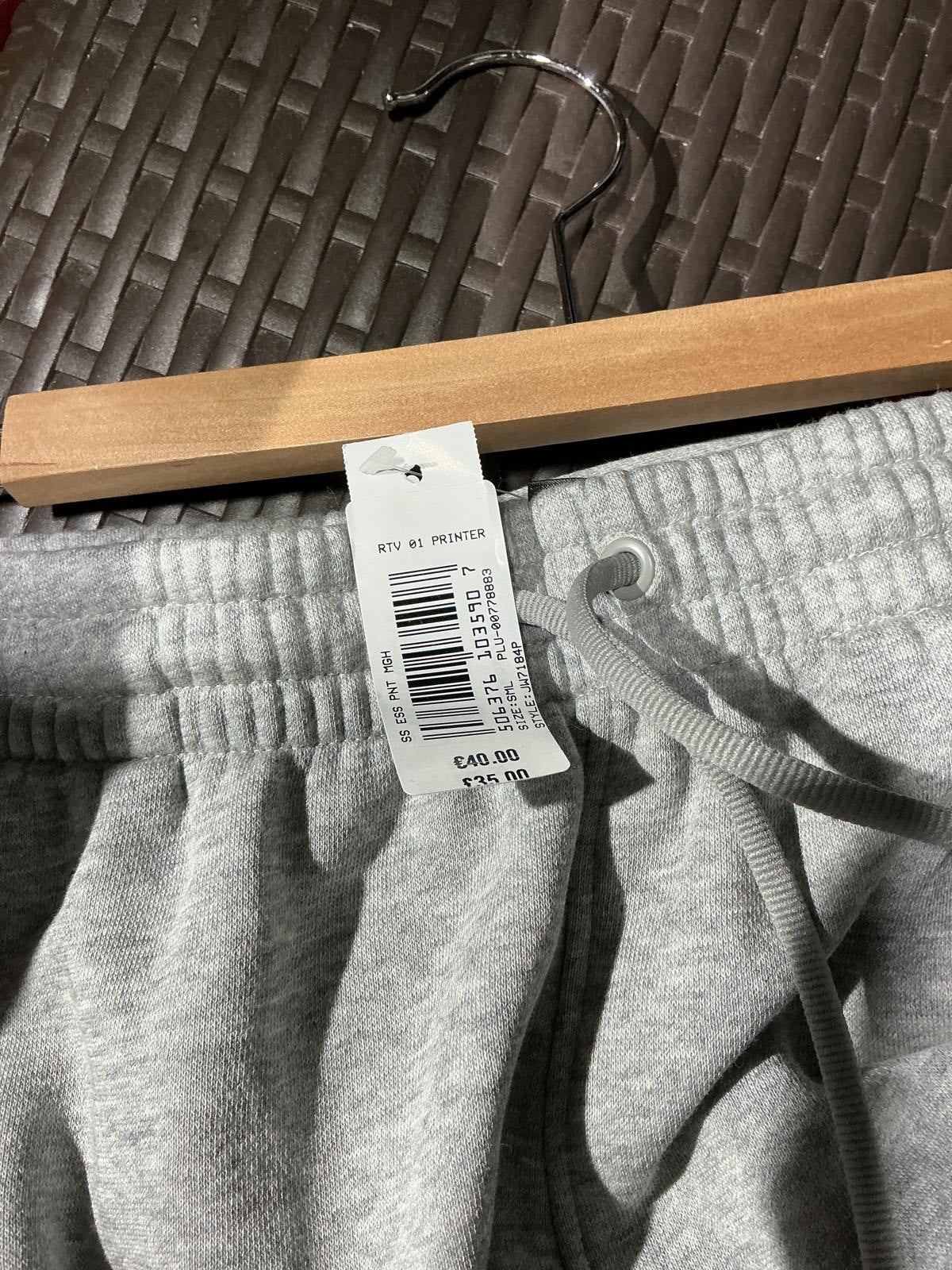 Adidas Grey Jogger Sweatpants Size Regular S