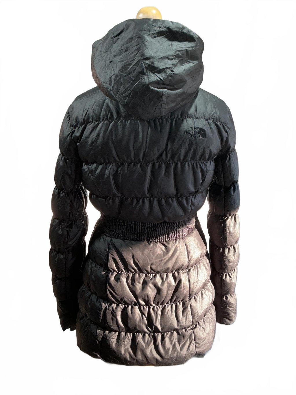 The North Face Women's Down Jacket Ski Skirt Layered Front Small Black