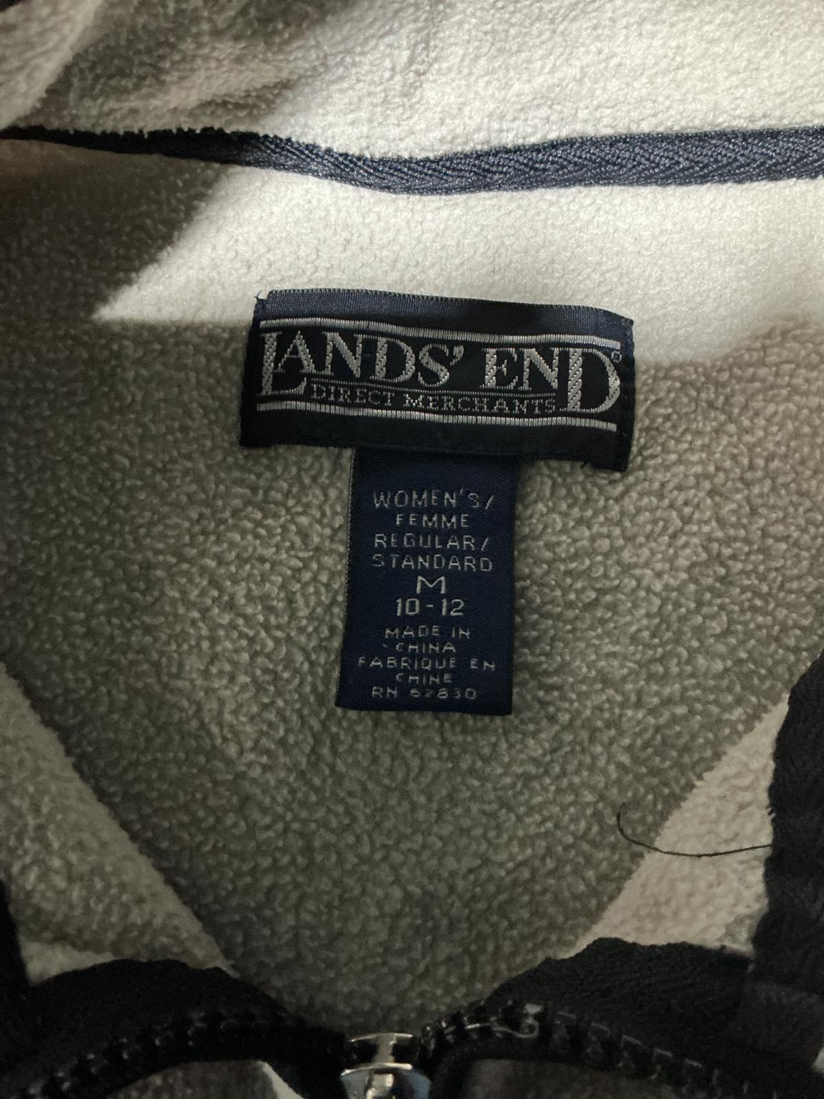 Ladies Two-Tone Grey Fleece Jacket with Full Zip