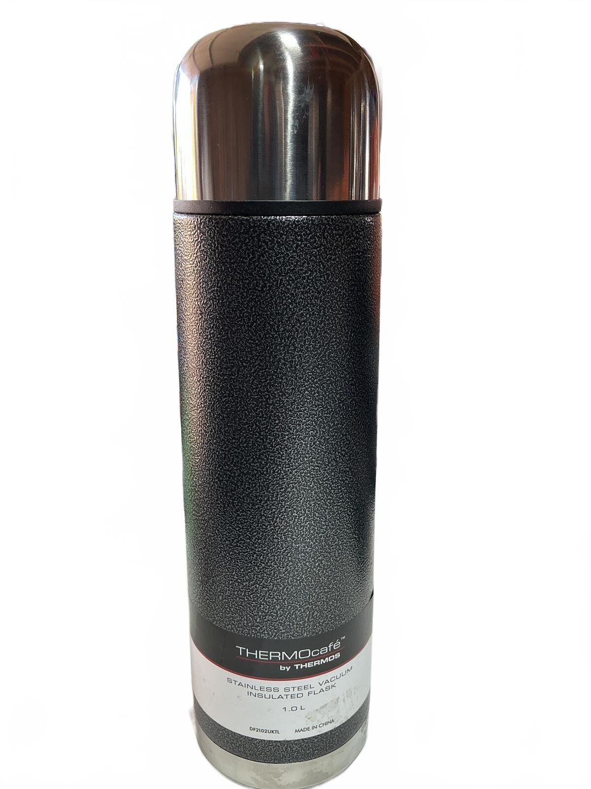 Thermos Thermocafe 1.0L Stainless Steel Vacuum Flask Bottle With Cup