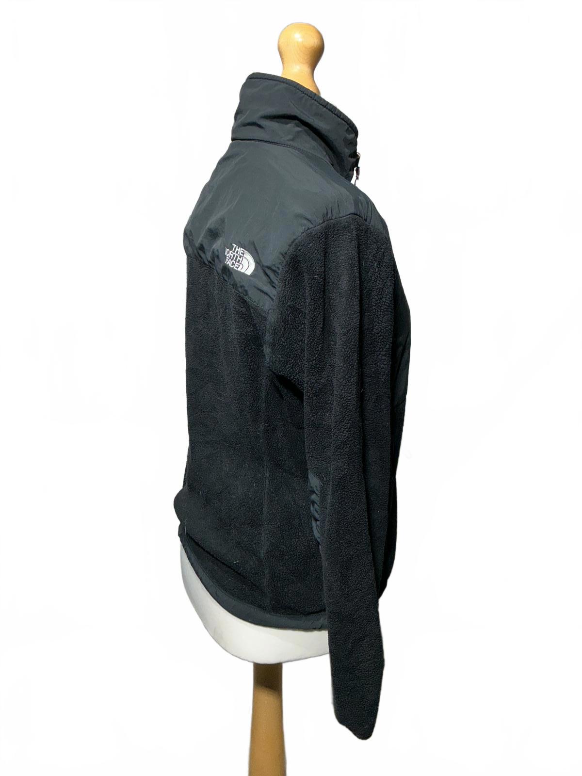 The North Face Women's Black Fleece Jacket with Zip-Up Front