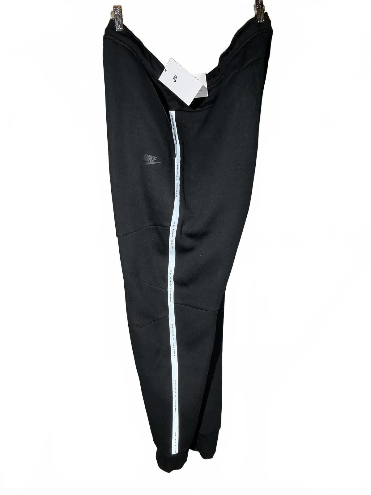 Nike Black Tech Joggers With Reflective Accents XXL