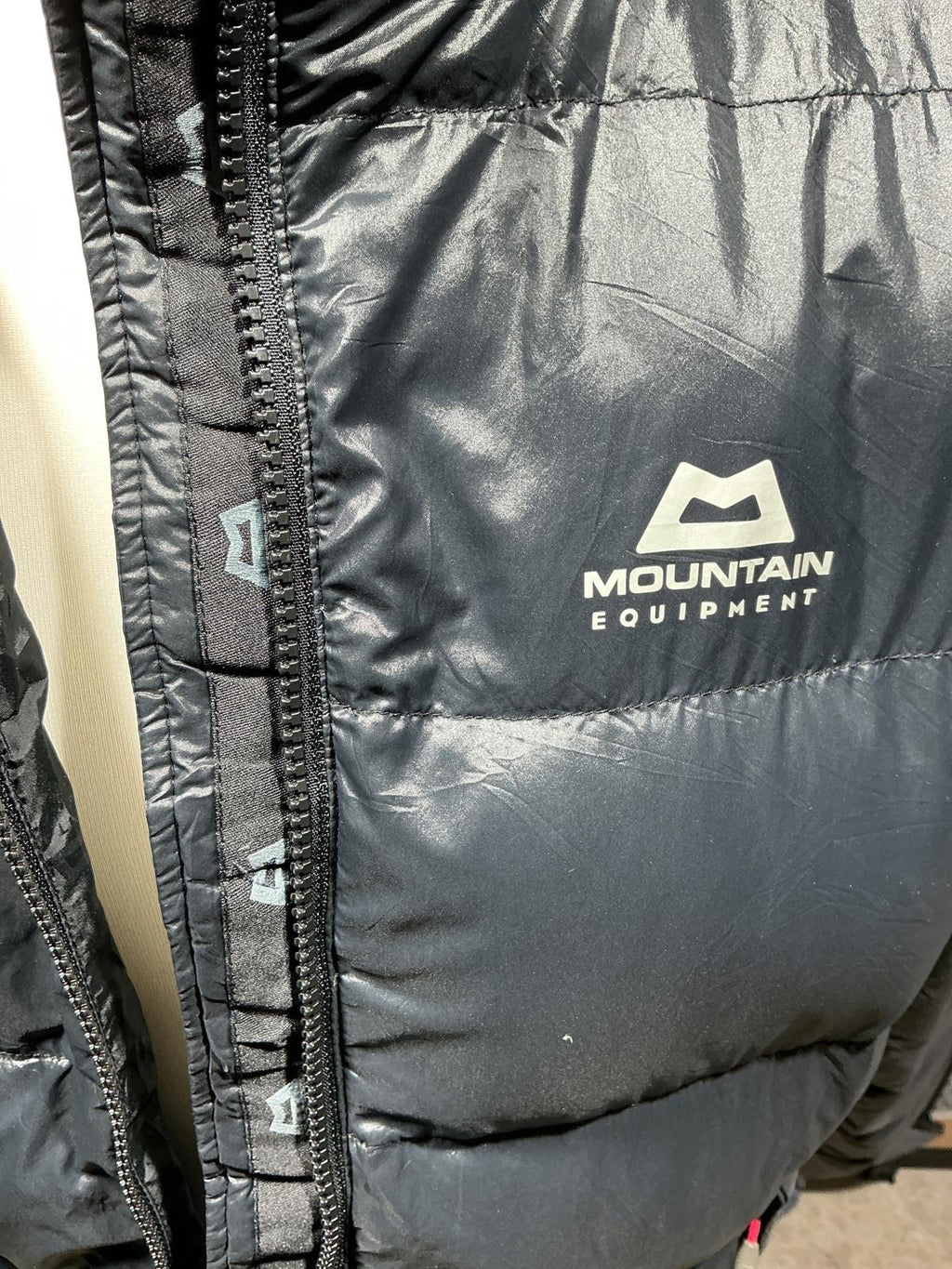 Mountain Equipment Men's Black Puffer Jacket with Hood