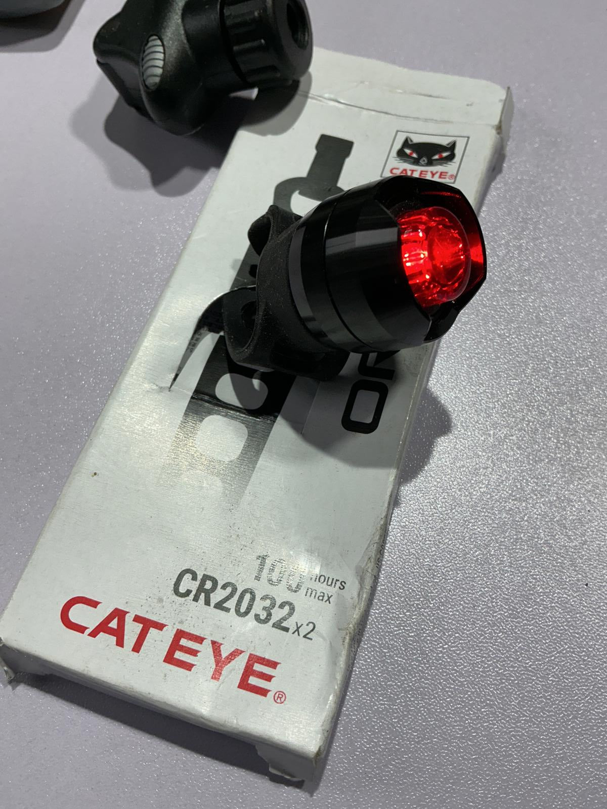 Cat Eye ORB Rear Bike Light with Mini Pump and Cycle Oil Set
