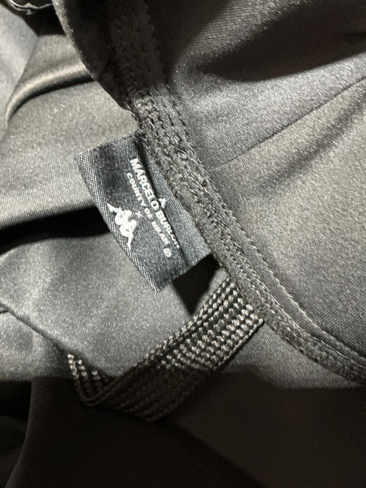 Marcelo Burlon x Kappa Black Track Pants Size Regular Small